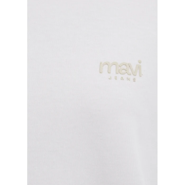 Mavi 1613804-80194 Mavi Jeans Baskılı Ekru Tişört