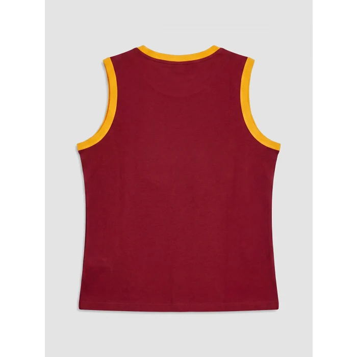LCW Kids Kırmızı Galatasaray Baskılı Erkek Çocuk Şortlu Pijama Takımı