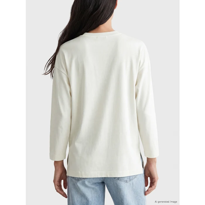 LCW EVERYDAY Bej Taşlı Soft Touch Kadın Tunik