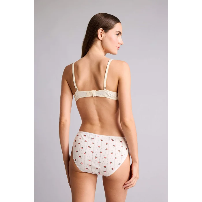 Defacto H0922AXRD347 Kırmızı %100 Pamuk 3lü Meyve Desenli Külot Set