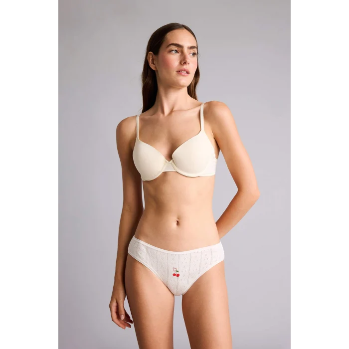 Defacto H0922AXRD347 Kırmızı %100 Pamuk 3lü Meyve Desenli Külot Set