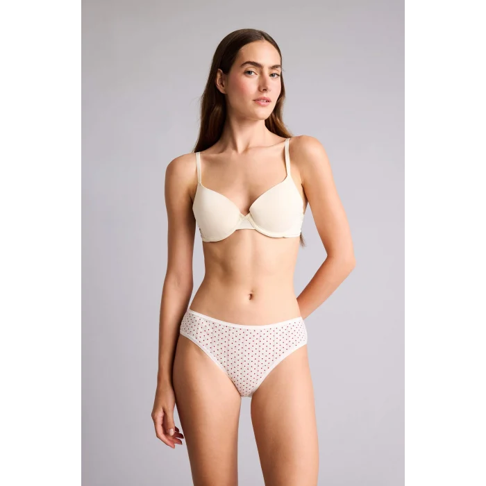 Defacto H0922AXRD347 Kırmızı %100 Pamuk 3lü Meyve Desenli Külot Set