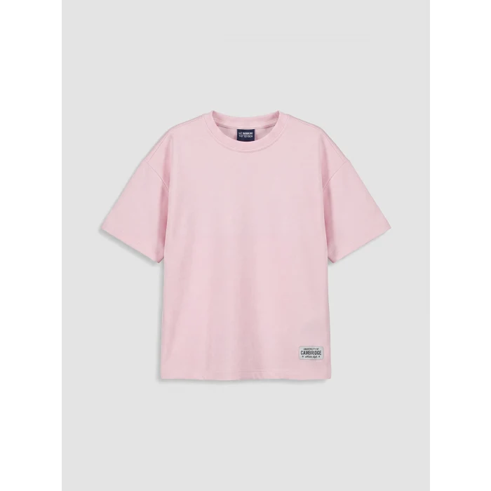 LCW Kids Pembe Kısa Kollu Kız Çocuk Soft Touch Takım