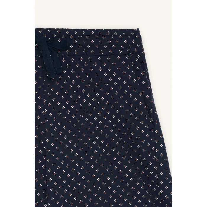 Defacto H8680AXWT34 Beyaz %100 Pamuk New Regular Fıt 2li Şortlu Pijama Takımı