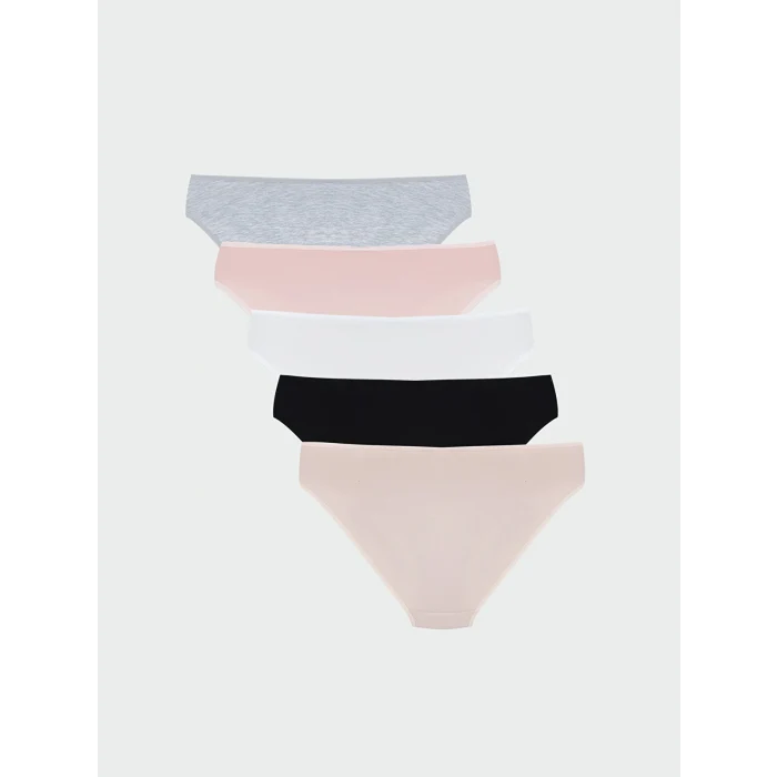 LCW Young Pembe Baskılı Bikini Külot 5li