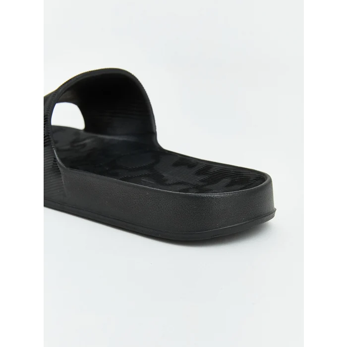 LCW STEPS Siyah Desenli Erkek Terlik