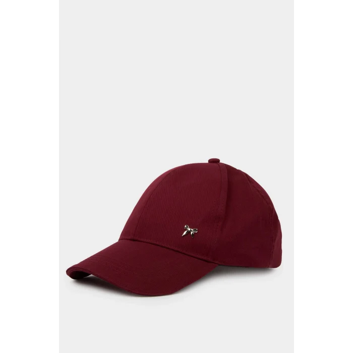 Defacto N6472AZBR150 Bordo Kadın Pamuklu Cap Şapka
