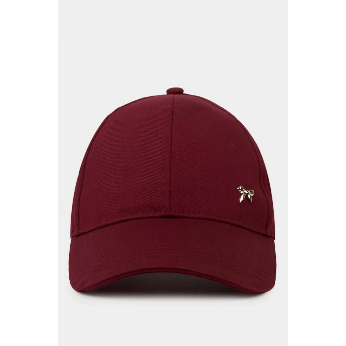 Defacto N6472AZBR150 Bordo Kadın Pamuklu Cap Şapka