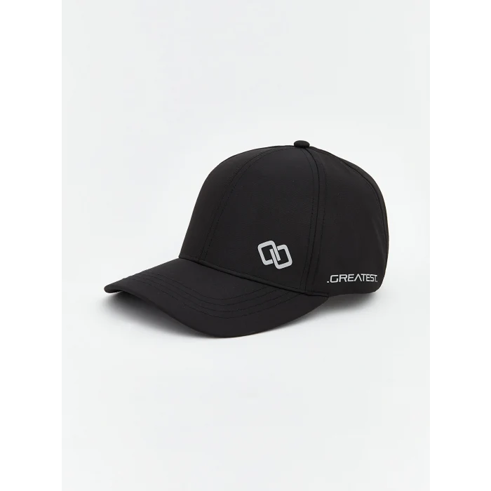 LCW ACCESSORIES Siyah Baskılı Erkek Kep Şapka