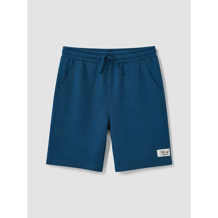 LCW Kids Petrol Regular Fit Erkek Çocuk Şort