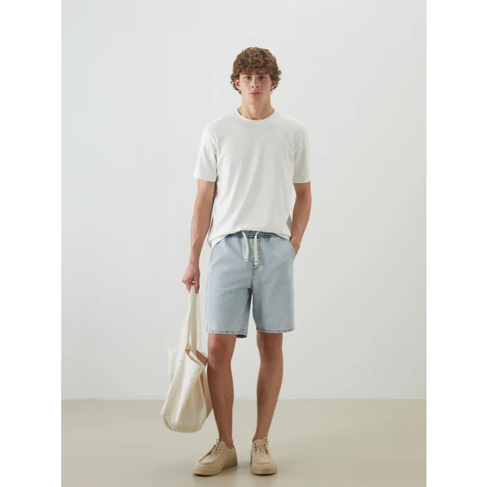 LCW Jeans İndigo Rahat Kalıp Erkek Jean Şort