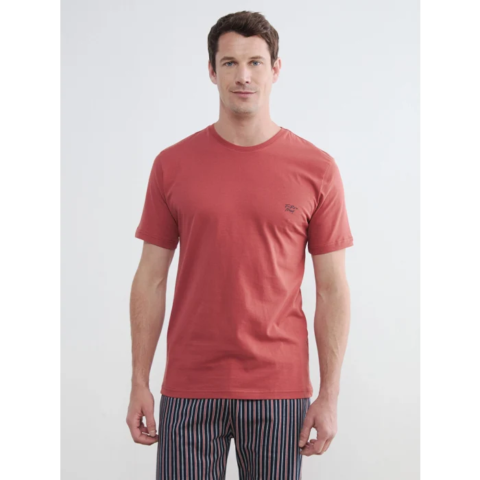 LC WAIKIKI Lacivert Standart Kalıp Erkek Şortlu Pijama Takımı