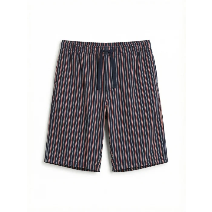 LC WAIKIKI Lacivert Standart Kalıp Erkek Şortlu Pijama Takımı