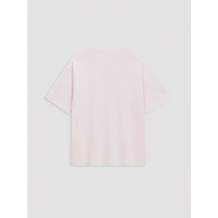 LCW Young Pembe Kiraz Baskılı Kadın Pijama Takım