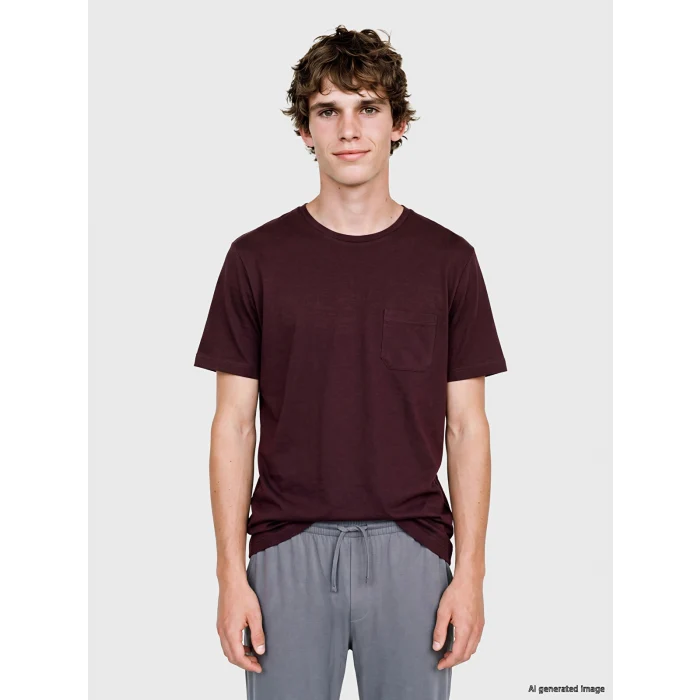 LC WAIKIKI Mürdüm Regular Fit Erkek Pijama Takım