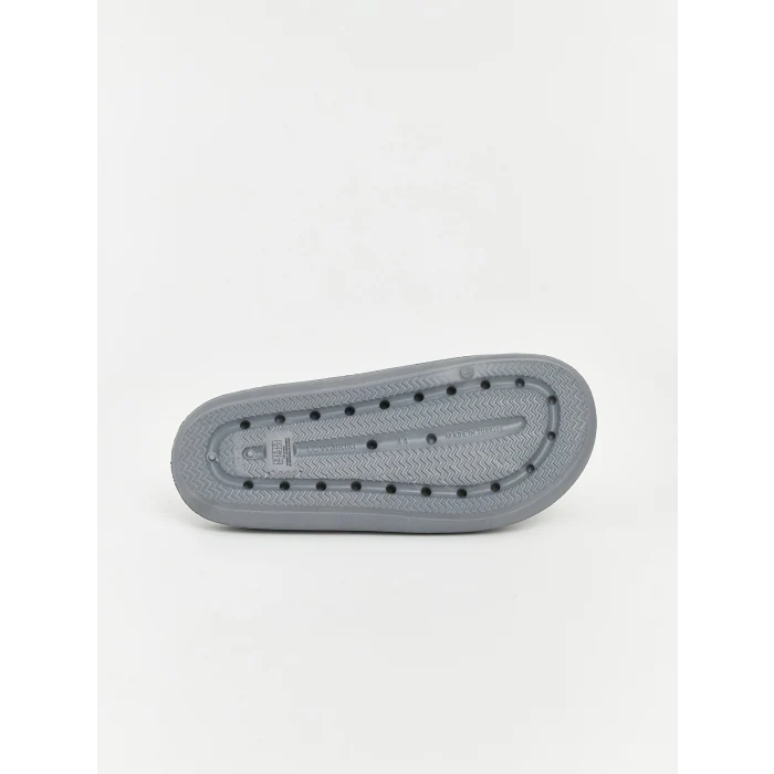 LCW STEPS Gri Slogan Baskılı Erkek Terlik