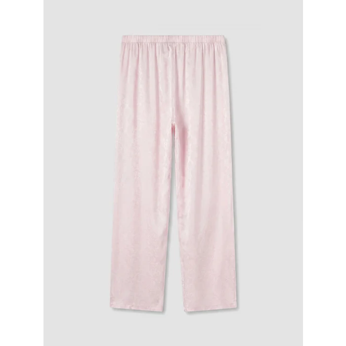 LCW DREAM Pembe Gömlek Yaka Saten Kadın Pijama Takımı