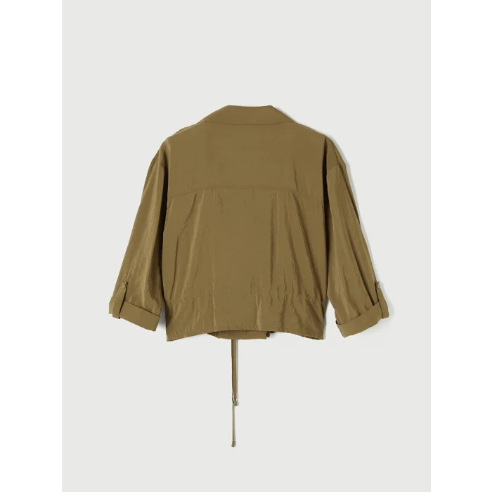 LCW EVERYDAY Haki Oversize Modal Karışımlı Kadın Ceket