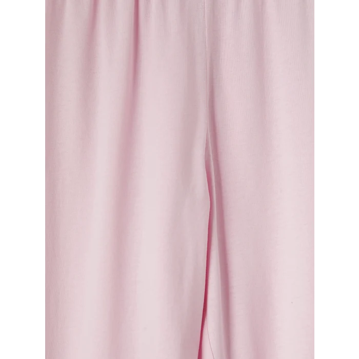 LCW DREAM Pembe Gömlek Yaka %100 Pamuklu Kadın Pijama Takımı