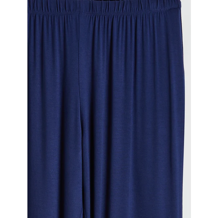 LCW DREAM Lacivert Gömlek Yaka Kadın Pijama Takım