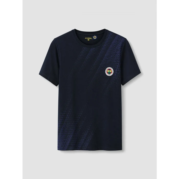 LC WAIKIKI Lacivert Fenerbahçe Baskılı Erkek Şortlu Pijama Takımı