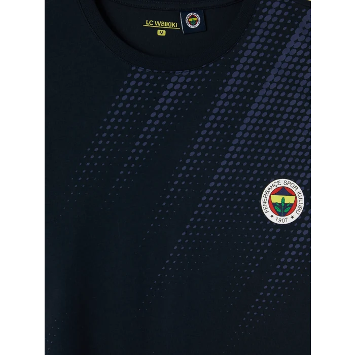 LC WAIKIKI Lacivert Fenerbahçe Baskılı Erkek Şortlu Pijama Takımı