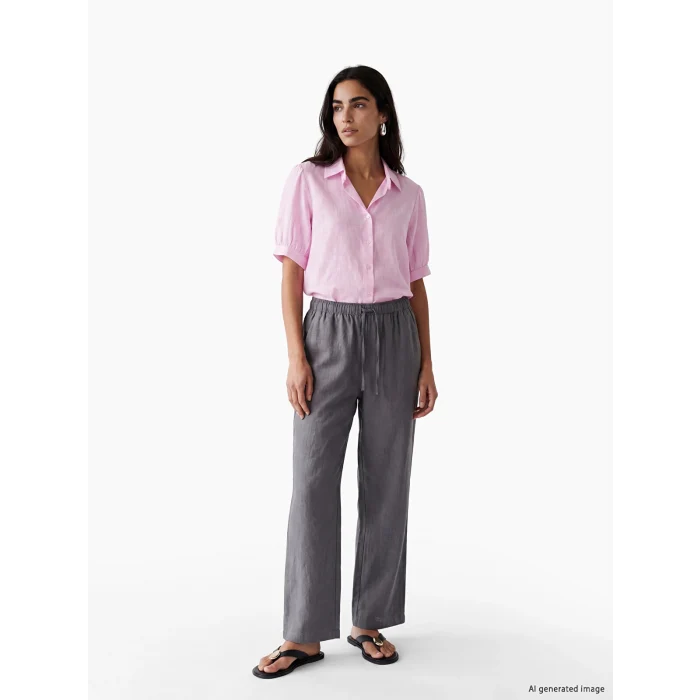 LCW Vision Pembe Regular Fit Kadın Gömlek