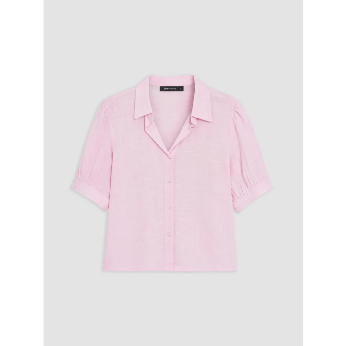 LCW Vision Pembe Regular Fit Kadın Gömlek