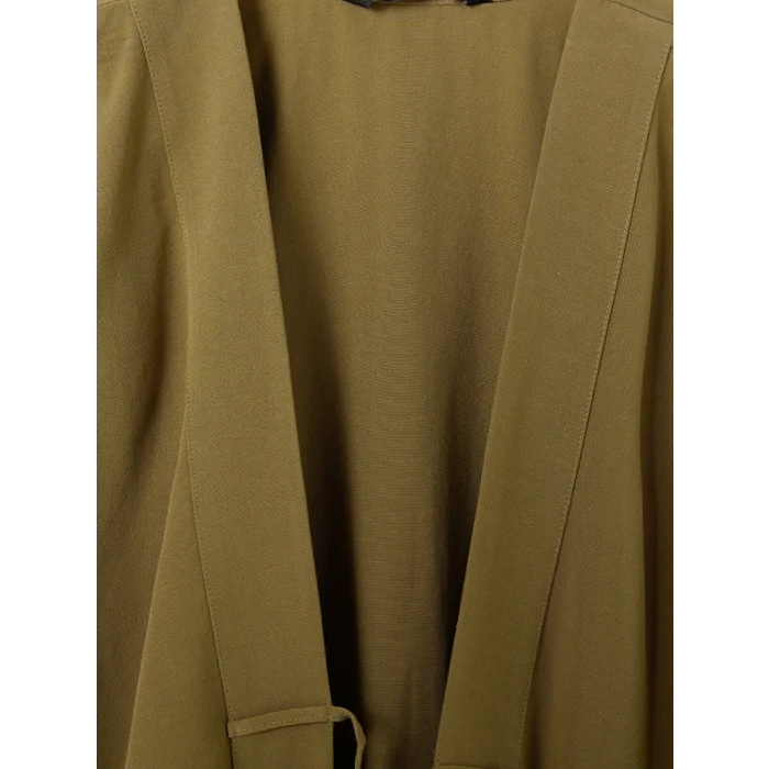 LCW EVERYDAY Haki Oversize Keten Karışımlı Kadın Kimono