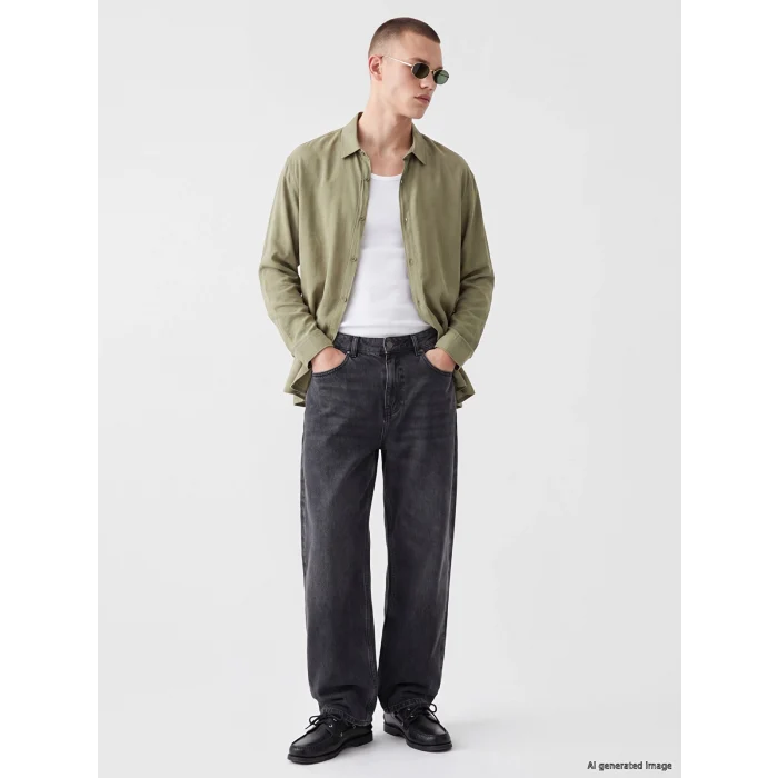 XSIDE Yeşil Regular Fit Erkek Gömlek