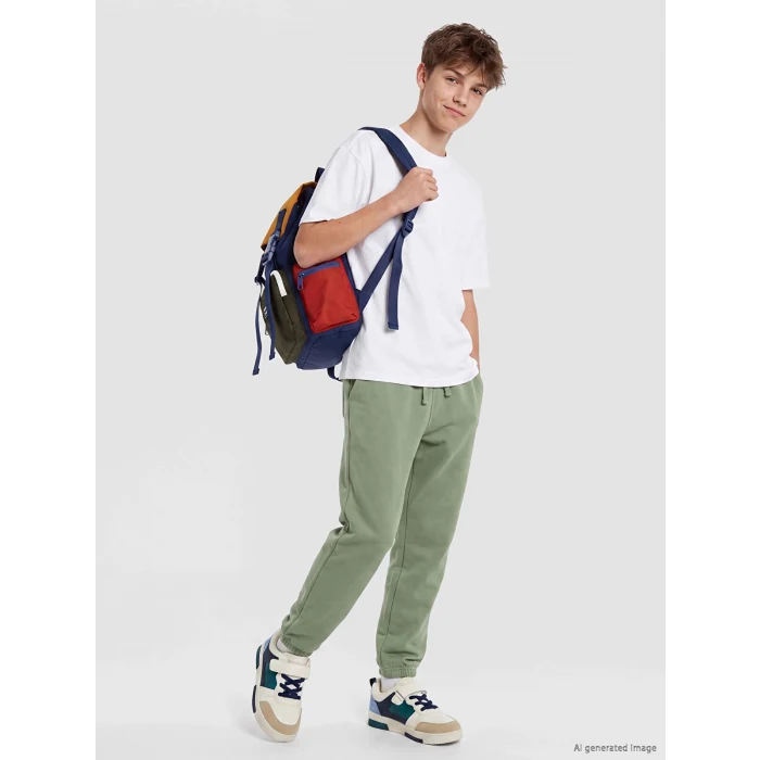 LCW Kids Yeşil Erkek Çocuk Jogger Eşofman Altı