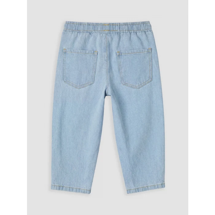 LCW baby Mavi Beli Lastikli Erkek Bebek Pantolon