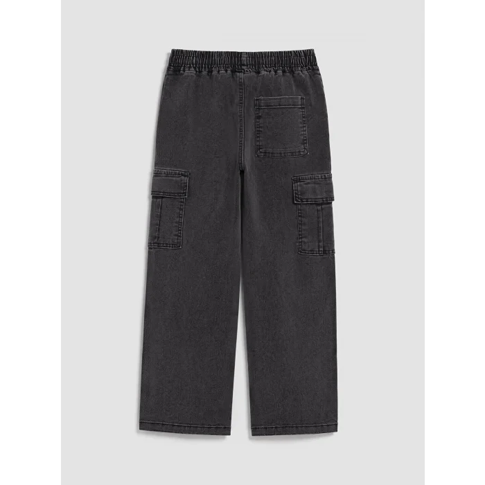 LCW Kids Antrasit Erkek Çocuk Kargo Jean Pantolon