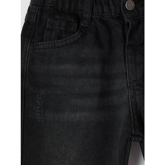 LCW Kids Siyah Loose Fit Erkek Çocuk Jean Pantolon
