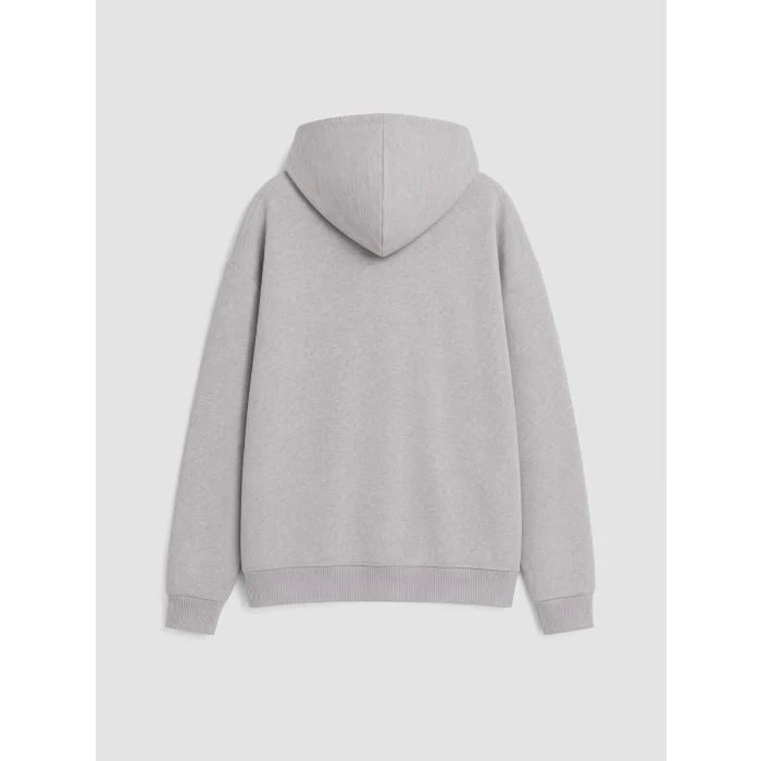 LCW Kids Gri New Jersey Baskılı Erkek Çocuk Sweatshirt