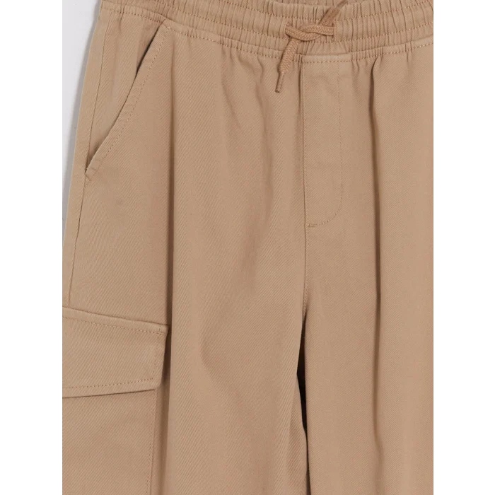 LCW Kids Bej Erkek Çocuk Gabardin Kargo Pantolon