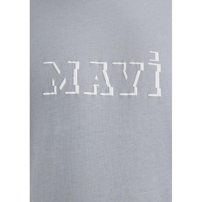 Mavi 0612686-70093 Mavi Baskılı Gri Tişört