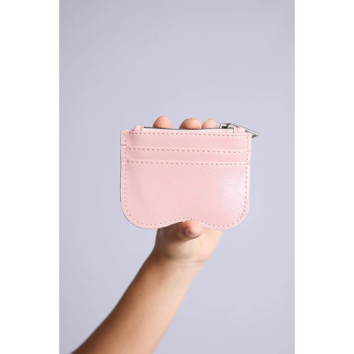 Defacto I1262AXPN2 Pembe Kadın Suni Deri Açık Pembe Kartlık