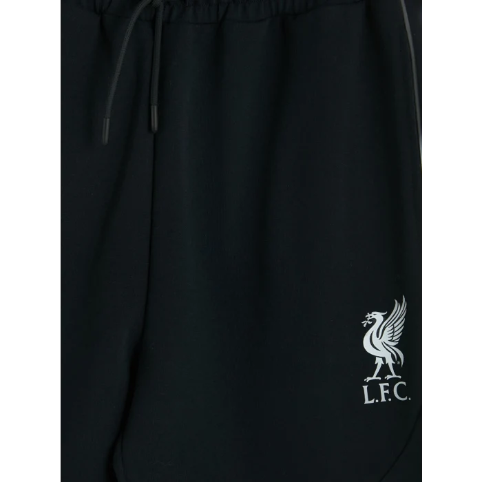 XSIDE ACTIVE Siyah Slim Fit Liverpool Baskılı Erkek Jogger Eşofman Altı
