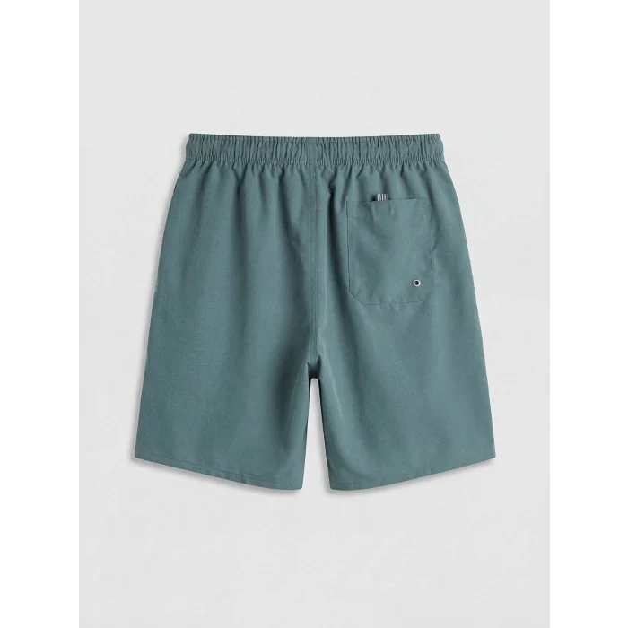 LCW SWIMWEAR Petrol Diz Hizası Boy Erkek Deniz Şortu