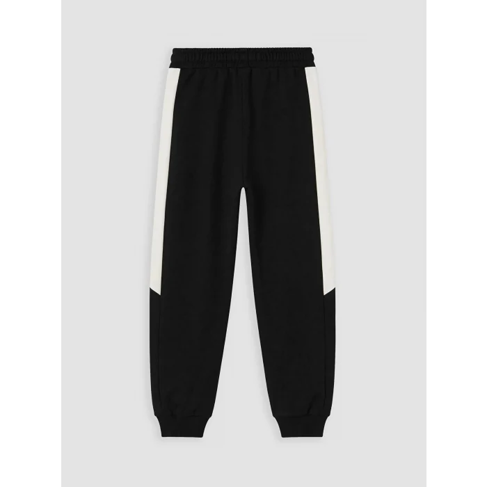 LCW Kids Siyah Şerit Detaylı Erkek Çocuk Jogger Eşofman Altı