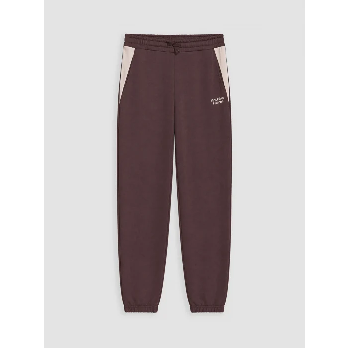 LCW Kids Kahverengi Baskılı Erkek Çocuk Jogger Eşofman Altı