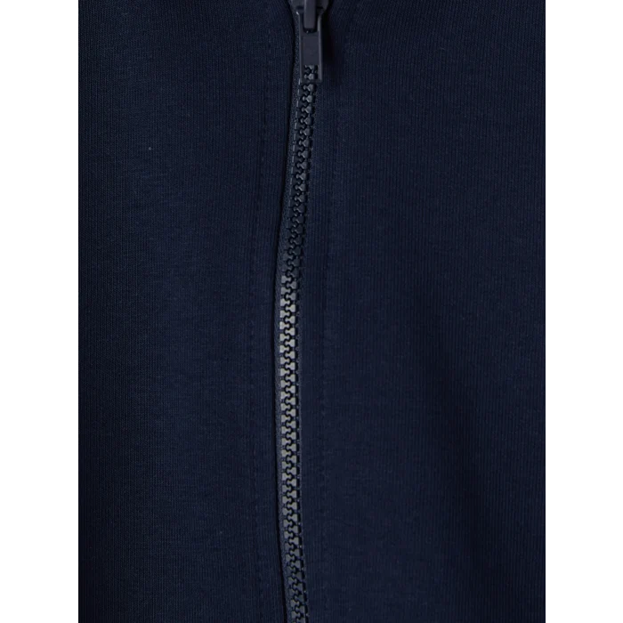 LCW Kids Lacivert Kapüşonlu Erkek Çocuk Fermuarlı Sweatshirt