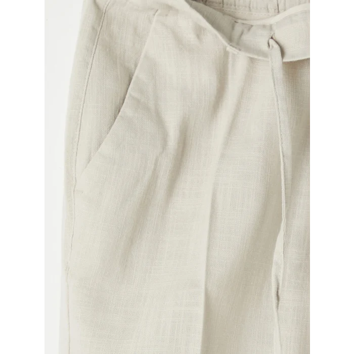 SOUTHBLUE Gri Regular Fit Keten Görünümlü Erkek Pantolon
