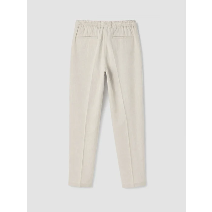 SOUTHBLUE Gri Regular Fit Keten Görünümlü Erkek Pantolon
