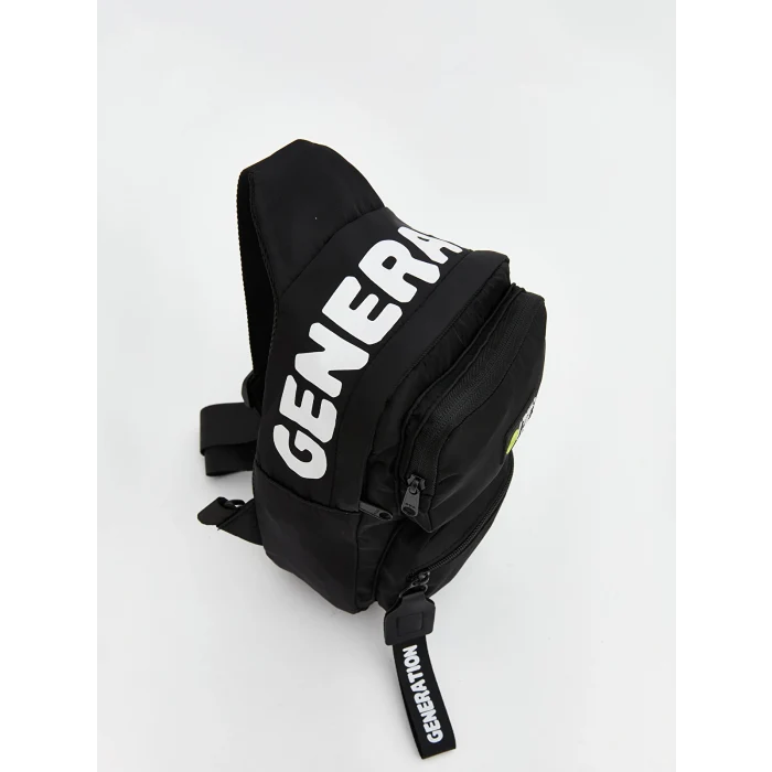 LCW ACCESSORIES Siyah Baskılı Erkek Sırt Çantası