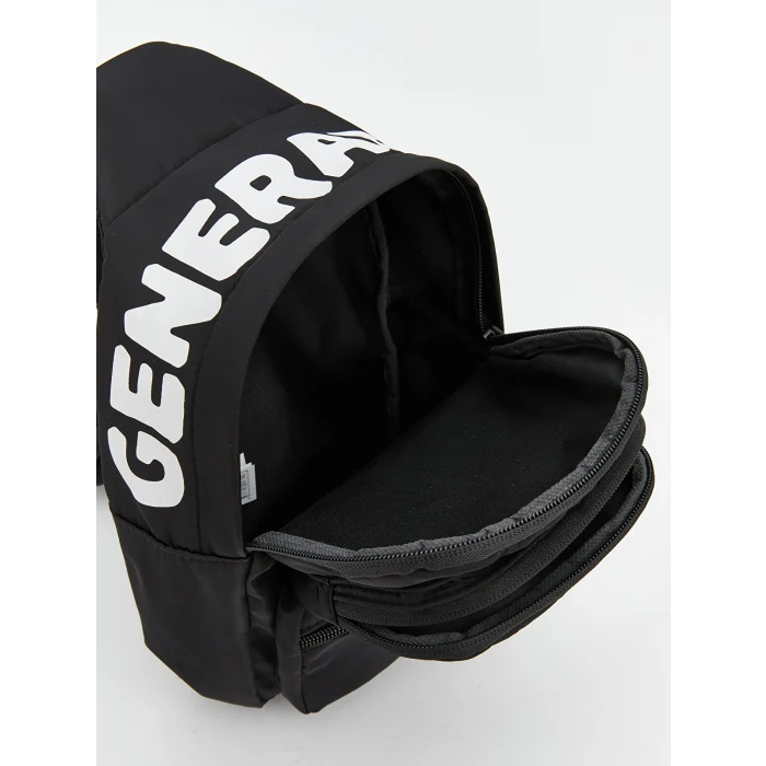 LCW ACCESSORIES Siyah Baskılı Erkek Sırt Çantası