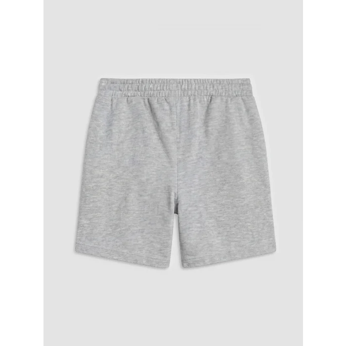 LCW Kids Gri Beli Lastikli Kız Çocuk Şort