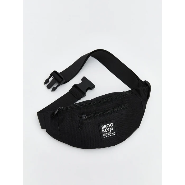 LCW ACCESSORIES Siyah Baskılı Erkek Çocuk Göğüs Çantası