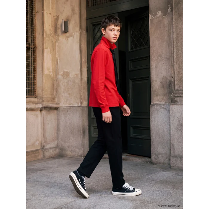 LCW Kids Siyah Regular Fit Erkek Çocuk Pantolon